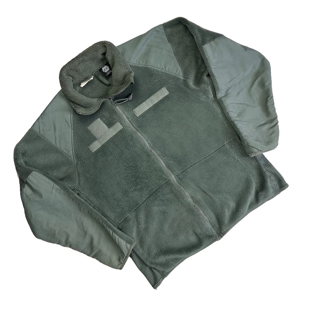 Vtg GEN-III Fleece Cold Weather Jacket Polartec Zip Men Med Long Mint Green